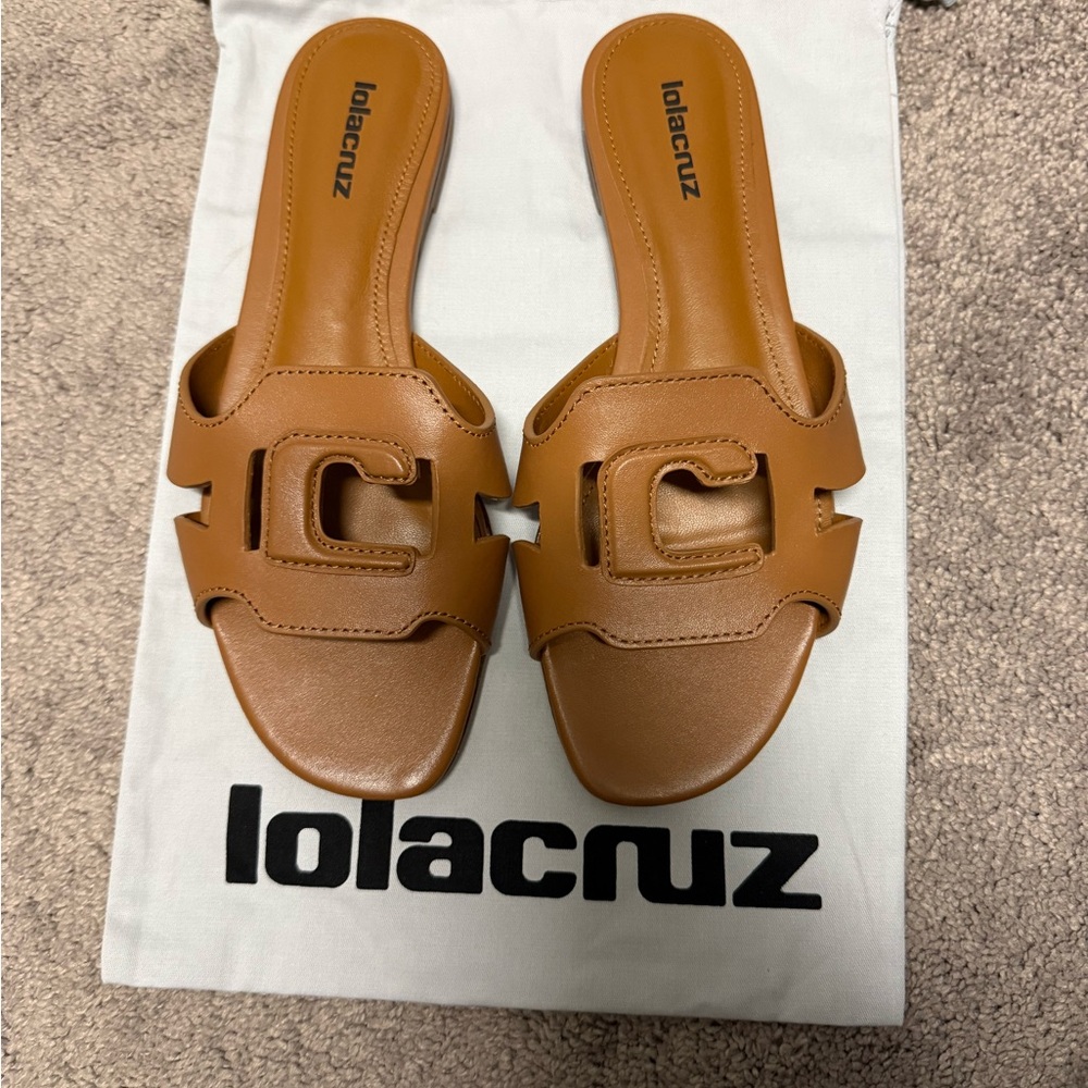 Vero Cuoio Brown Women's Slide Sandals